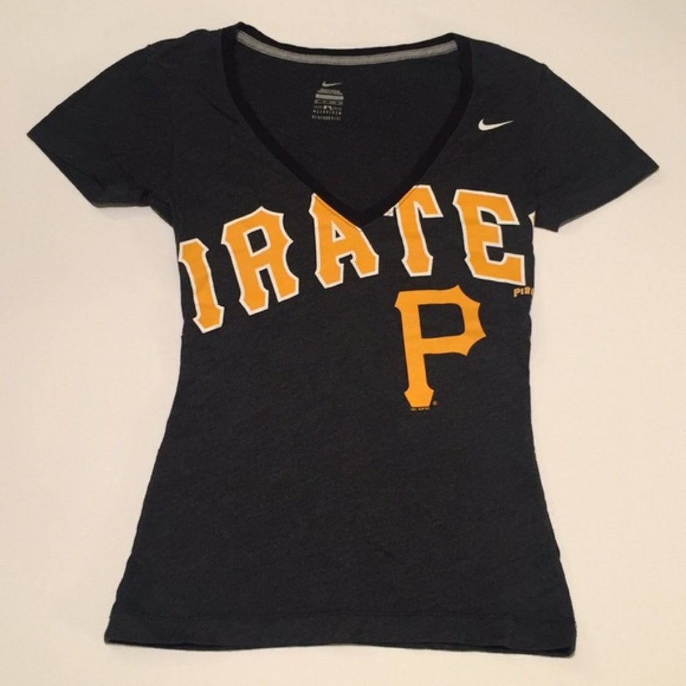 Women’s Nike Pittsburgh Pirates V-Neck T-Shirt